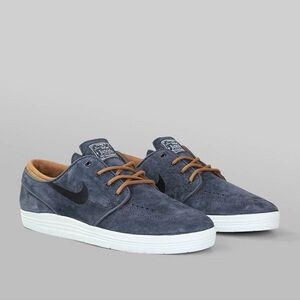 Nike Stefan Janoski Blue and Brown Sneakers